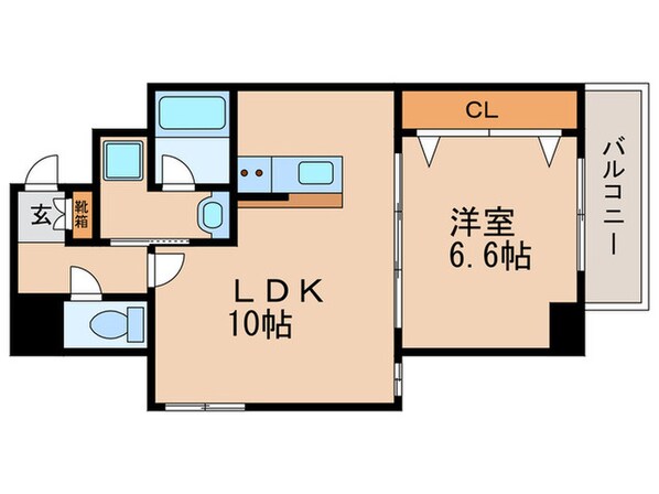 高栄京町マンションの物件間取画像